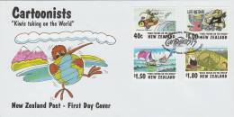 New Zealand 1997 Cartoonists FDC - FDC