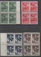 USSR 1941 Mi 806-809 MNH **,  BLOCKS 4 150th Anniversary Of The Storming Of The Turkish Fortress Ismail. - Unused Stamps