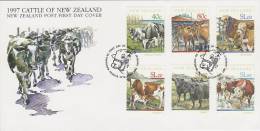 New Zealand 1997 Cattle FDC - FDC