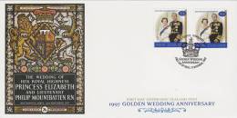 New Zealand 1997 Golden Wedding FDC - FDC