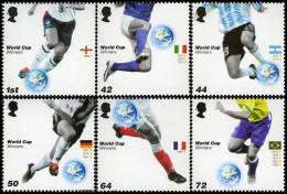 GRAND-BRETAGNE 2006 - Sports, Football, Coupe Du Monde Allemagne 2006  - 6v Neufs// Mnh - Unused Stamps