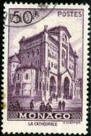 PRINCIPATO DI MONACO, CATTEDRALE DI MONACO, 1948, FRANCOBOLLO USATO, Scott 214, YT307 - Nuevos