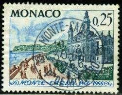 PRINCIPATO DI MONACO, MONTE CARLO, 1966, FRANCOBOLLO USATO, Mi 827,  Scott 632,  YT 691 - Gebraucht