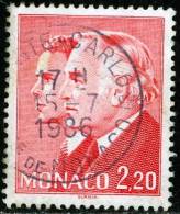 PRINCIPATO DI MONACO, PRINCE RAINIER III, PRINCE ALBERT, 1985, FRANCOBOLLO USATO, Mi 1701,  Scott 1508,   YT 1480 - Gebruikt