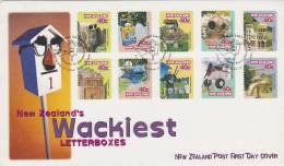 New Zealand 1997 Wackiest Letterboxes FDC - FDC