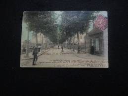 La Ferté - Saint - Aubin: Boulevard Du Chemin De Fer.Carte Tissée. - La Ferte Saint Aubin