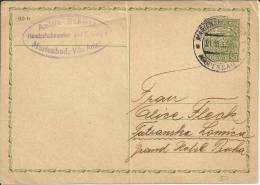 CHECOSLOVAQUIA ENTERO POSTAL 1937 MAT MARIENBAD - Cartes Postales