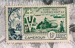 Cameroun 1954  P A 44  = Liberation  .neuf  X (trace De Charn.) - Posta Aerea