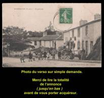 Cpa MONTFAUCON (49). 1912. Sympathique Animation, Boulangerie. Inconnue Sur Delcampe. Voir Description Bien Détaillée. - Montfaucon