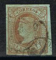 Sello 1 Real Isabel II 1864, Carreta Y Fechador VIGO (Pontevedra), Num 67 º - Oblitérés