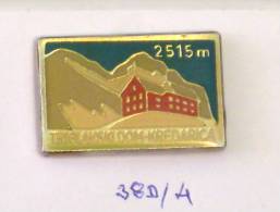 Pic, Top Of Mountaineering TRIGLAV Mountain House Maison De Montagne / Mountaineer Alpinism / Heavy Old Pin - Alpinism, Mountaineering