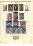 SAN MARINO    Collection Of  Mounted Mint And Used As Per Scan. (2 SCANS) - Collections, Lots & Séries