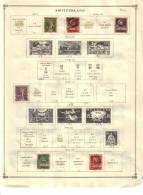 SWITZERLAND    Collection Of  Mounted Mint And Used As Per Scan. (4 SCANS) - Collections