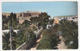 CPSM COLORISEE GHARDAIA, VUE VERS LE BORDJ, Format 9 Cm Sur 14 Cm Environ, ALGERIE - Ghardaïa