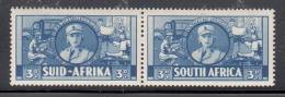 South Africa MH Scott #85 Horizontal Pair 3p Women´s Services - Unused Stamps