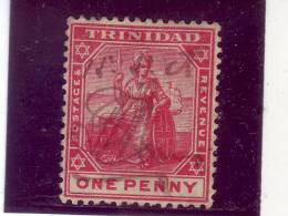 BRITANNIA-1 P-TRINIDAD & TOBAGO-GREAT BRITAIN-COLONIES-1906 - Trinidad & Tobago (...-1961)