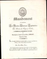 MANDEMENT DES VICAIRES GENERAUX CAPITULAIRES DU DIOCES DE FREJUS & TOULON _ REVUE IMPRIMMEE DE 7 PAGES DATEE DU 20/01/18 - Jusque 1700