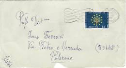 SVIZZERA  /  ITALIA  - Cover _ Lettera - Lettres & Documents