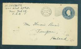 USA: Cover Sent To Finland With Postmark 1936 - Fine - Lettres & Documents