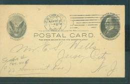 USA: Post Card With Postmark 1905 - Fine - Cartas & Documentos