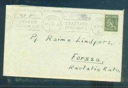 Finland: Cover With Postmark 1945 - Fine - Brieven En Documenten