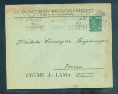 Finland: Cover With Postmark 1937 - Fine - Brieven En Documenten