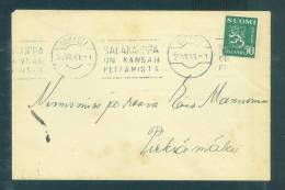 Finland: Cover With Postmark 1944 - Fine - Storia Postale