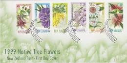 New Zealand 1999 Native Tree Flowers FDC - FDC