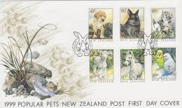 New Zealand 1999 Popular Pets FDC - FDC