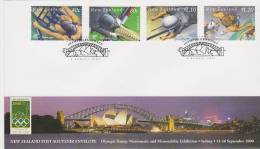 New Zealand 2000 Sydney Olympics Souvenir Envelope - Cartas & Documentos