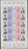 C050 - FRANCE Yv N°1695/98 FEUILLE ** ( Registered Shipment Only ) - Full Sheets