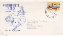 New Zealand 1963 Commonwealth Cables FDC - FDC