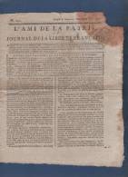 L´AMI DE LA PATRIE 30 BRUMAIRE AN VI 1797 - LE PUY HAUTE LOIRE - LANDES - RUGLES EURE - RUSSIE - AISNE - LETTRES PAQUETS - Journaux Anciens - Avant 1800