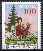 2010 Zu 1351 / Mi 2157 / YT Heidi Obl. 1er Jour - Used Stamps