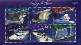 New Zealand / S/S / Leading The Waves - Unused Stamps