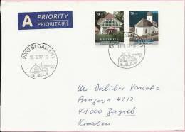 PHILATELY PTT / PRO PATRIA 1997, St. Gallen 1, 18.8.1997., Switzerland, Letter - Storia Postale