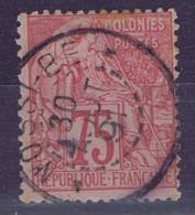 Colonies General: Yv 58 Nossi-Bé, Maury Cat Valeur € 550, Very Nice Cancel., Backside A Bit Tropical - Alphee Dubois