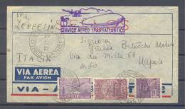1932.- BRASIL A NAPOLES (ITALIA) - Briefe U. Dokumente