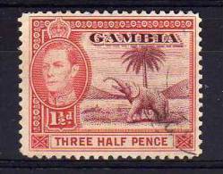 Gambia - 1938 - 1½d Definitive - Used - Gambia (...-1964)