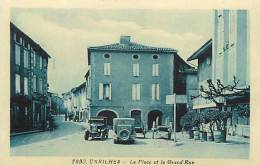 Depts Divers - Ariege -ref E893- Varilhes - La Place Et La Grande Rue -voitures -automobile  -carte Bon Etat  - - Varilhes