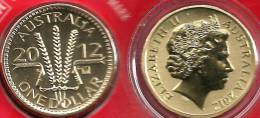 AUSTRALIA $1 WHEAT SHEAF FOOD 2012 "M" MINT QEII HEAD ONE YEAR TYPE UNC NOT RELEASED READ DESCRIPTION CAREFULLY !!! - Other & Unclassified
