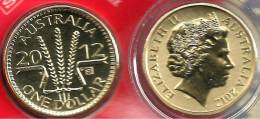 AUSTRALIA $1 WHEAT SHEAF FOOD 2012 "S" MINT QEII HEAD ONE YEAR TYPE UNC NOT RELEASED READ DESCRIPTION CAREFULLY !!! - Altri & Non Classificati