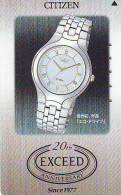 Télécarte Japan MONTRE - Armbanduhr  Wrist Watch - HORLOGE  (77) Citizen - Werbung