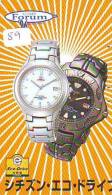 Télécarte Japan MONTRE - Armbanduhr  Wrist Watch - HORLOGE  (89) Citizen - Werbung