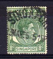 Singapore - 1952 - 8 Cents Definitive - Used - Singapour (...-1959)