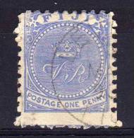 Fiji - 1882 - 1 Penny (Perf 10) - Used - Fidschi-Inseln (...-1970)
