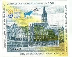 Romania / S/S / Sibiu Cultural Capital Of Europe For 2007 - Usado