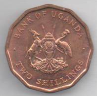 UGANDA 2 SHILLINGS 1987 - Ouganda