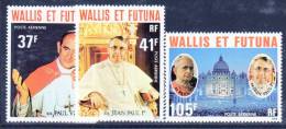 WALLIS ET FUTUNA - P.A N° 86/88 **  (1979) Papes : Paul VI Et Jean Paul Ier - Nuevos