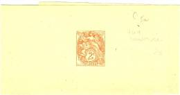 LSAU5 - FRANCE BJ BLANC 2c DATE 749 RENVERSEE NEUVE - Bandes Pour Journaux